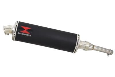 XT125R XT125X Exhaust Silencer Kit 400mm Oval Black Stainless