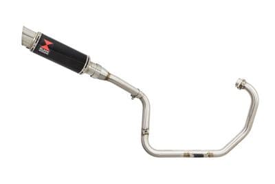 XT125R XT125X Exhaust System 230mm GP Round Black Stainless Silencer