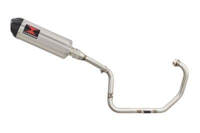 XT125R XT125X Exhaust System 300mm Oval Stainless Carbon Tip Silencer