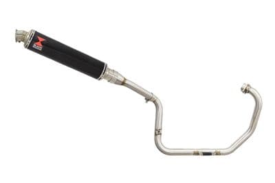 XT125R XT125X Exhaust System 350mm Round Black Stainless Silencer