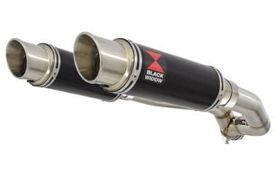 XT660Z TENERE 2008-2017 Exhaust Silencer Kit 230mm GP Round Black Stainless