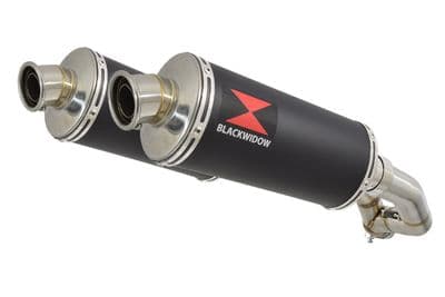XT660Z TENERE 2008-2017 Exhaust Silencer Kit 300mm Oval Black Stainless