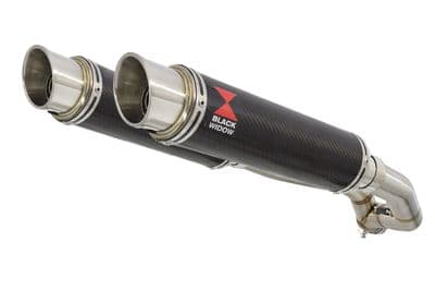 XT660Z TENERE 2008-2017 Exhaust Silencer Kit 350mm GP Round Carbon