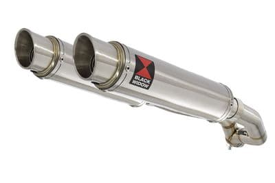 XT660Z TENERE 2008-2017 Exhaust Silencer Kit 350mm GP Round Stainless
