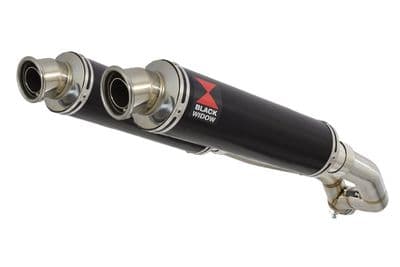 XT660Z TENERE 2008-2017 Exhaust Silencer Kit 350mm Round Black Stainless