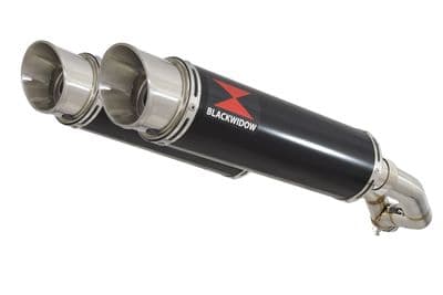 XT660Z TENERE 2008-2017 Exhaust Silencer Kit 360mm GP Round Black Stainless