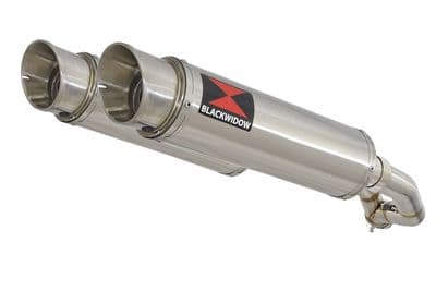 XT660Z TENERE 2008-2017 Exhaust Silencer Kit 360mm GP Round Stainless