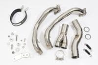 XTribute 700 2021 - 2022 De-Cat Exhaust System 300mm Oval Stainless Silencer