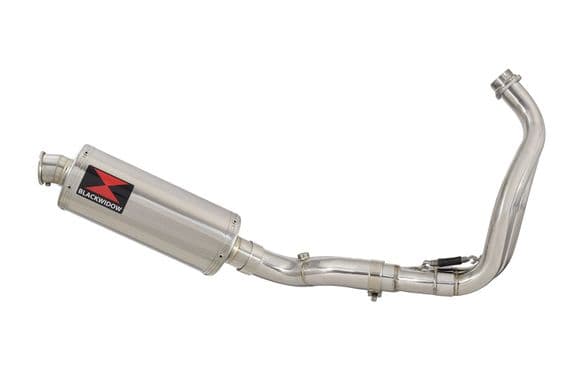 XTribute 700 2021 - 2022 De-Cat Exhaust System 300mm Oval Stainless Silencer