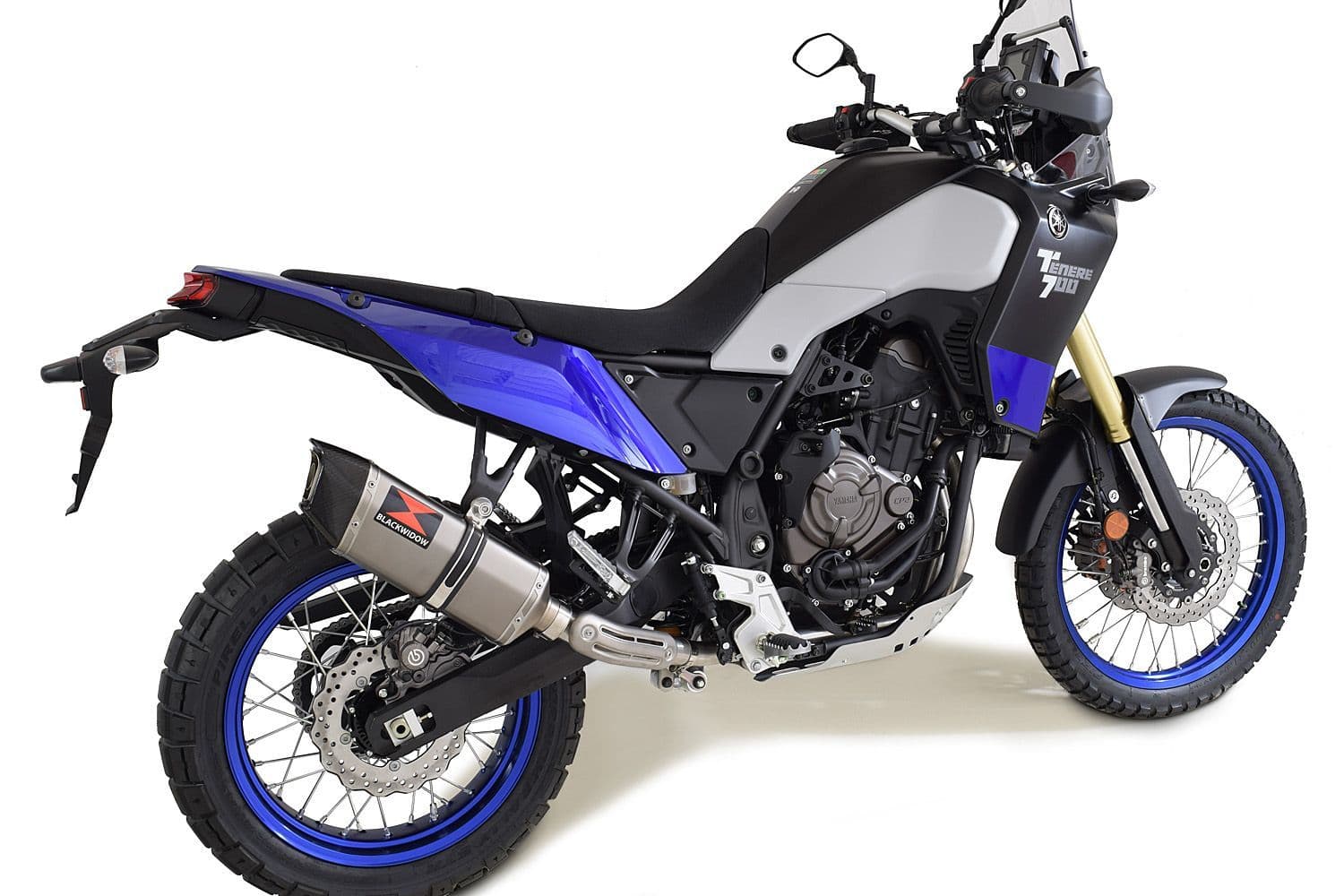 XTZ XT 700 Tenere 2018-2020 De-Cat Exhaust System 300mm Hexagonal