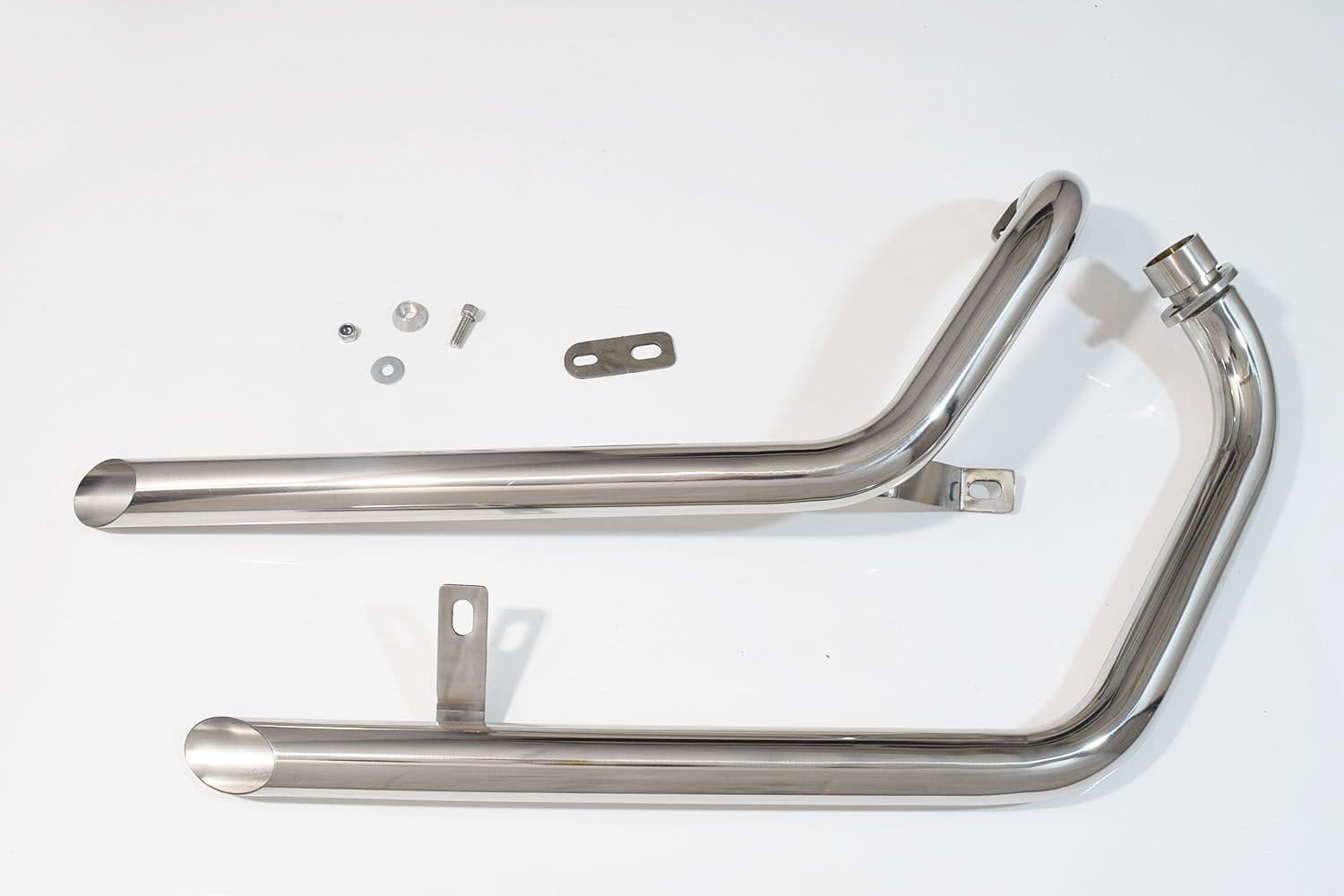 XV400 XV 400 Virago Drag Pipes Full Exhaust System With Silencers