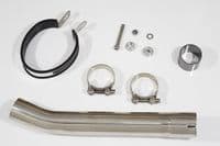 Yamaha FZR 600 FZR600R 4JH 'Fox Eye' Exhaust Silencer Kit 300mm Oval Stainless