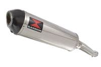 Yamaha FZR 600 FZR600R 4JH 'Fox Eye' Exhaust Silencer Kit 400mm Oval Stainless Carbon Tip