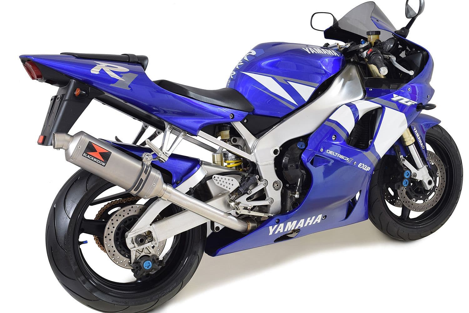 Yamaha YZF R1 98-01 Exhaust Silencer Kit with 300mm Hexagonal