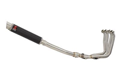 Yamaha YZF R1 98-01 Exhaust System with 350mm GP Round Carbon Silencer