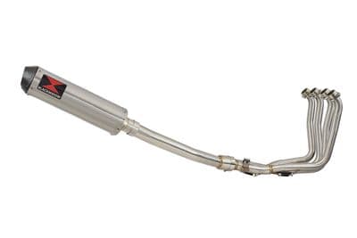 Yamaha YZF R1 98-01 Exhaust System with 370mm Round Stainless Carbon Tip Silencer