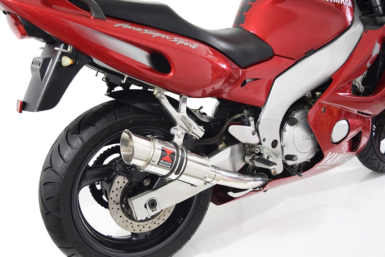 Delkevic 8" Round Stainless Slip-On Exhaust Muffler Kit For Yamaha YZF600R Thundercat (1995-2007)