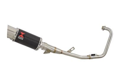 YBR 125 2004 - 2017 Full Exhaust System 200mm Round Carbon Silencer