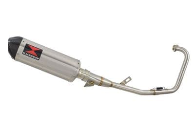 YBR 125 2004 - 2017 Full Exhaust System 300mm Oval Stainless Carbon Tip Silencer