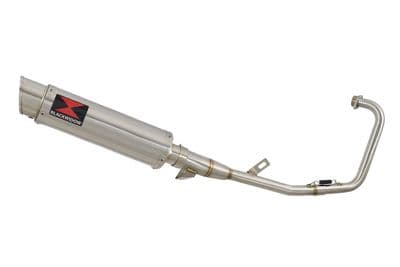 YBR 125 2004 - 2017 Full Exhaust System 360mm GP Round Stainless Silencer