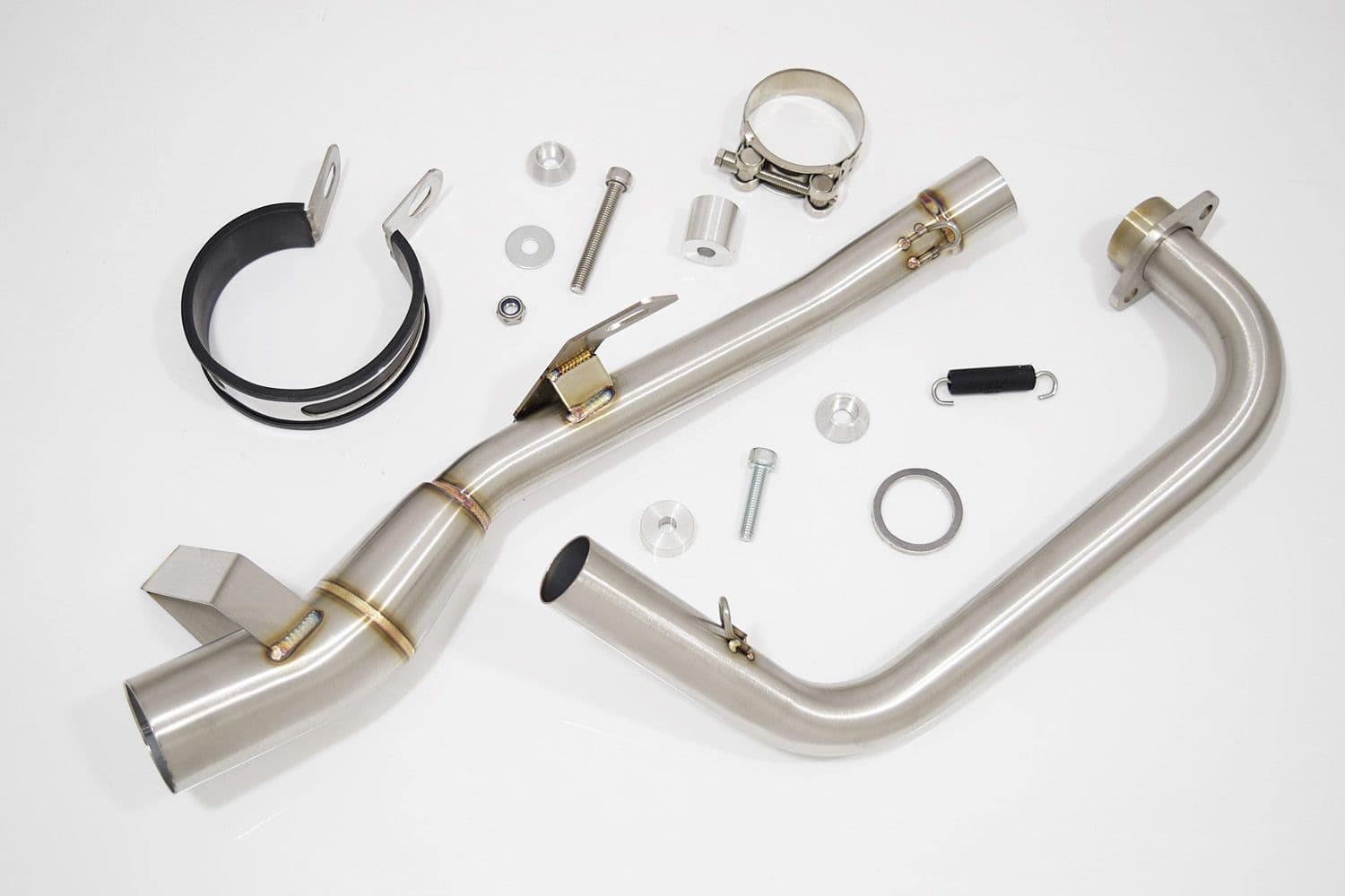 YBR 125 2004 - 2017 Full Exhaust System 400mm Oval Black