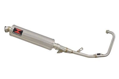 YBR 125 2004 - 2017 Full Exhaust System 400mm Round Stainless Silencer