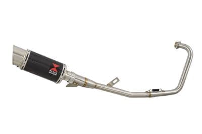 YBR 125 Custom 2005 - 2017 Full Exhaust System 200mm Round Carbon Silencer
