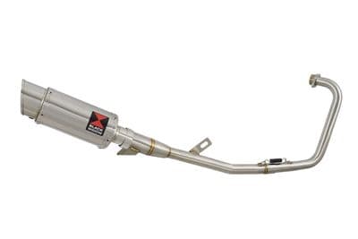 YBR 125 Custom 2005 - 2017 Full Exhaust System 200mm Round Stainless Silencer