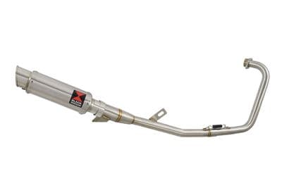 YBR 125 Custom 2005 - 2017 Full Exhaust System 230mm GP Round Stainless Silencer