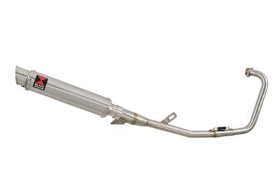 YBR 125 Custom 2005 - 2017 Full Exhaust System 350mm GP Round Stainless Silencer