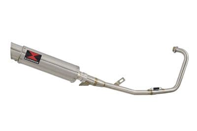 YBR 125 Custom 2005 - 2017 Full Exhaust System 360mm GP Round Stainless Silencer