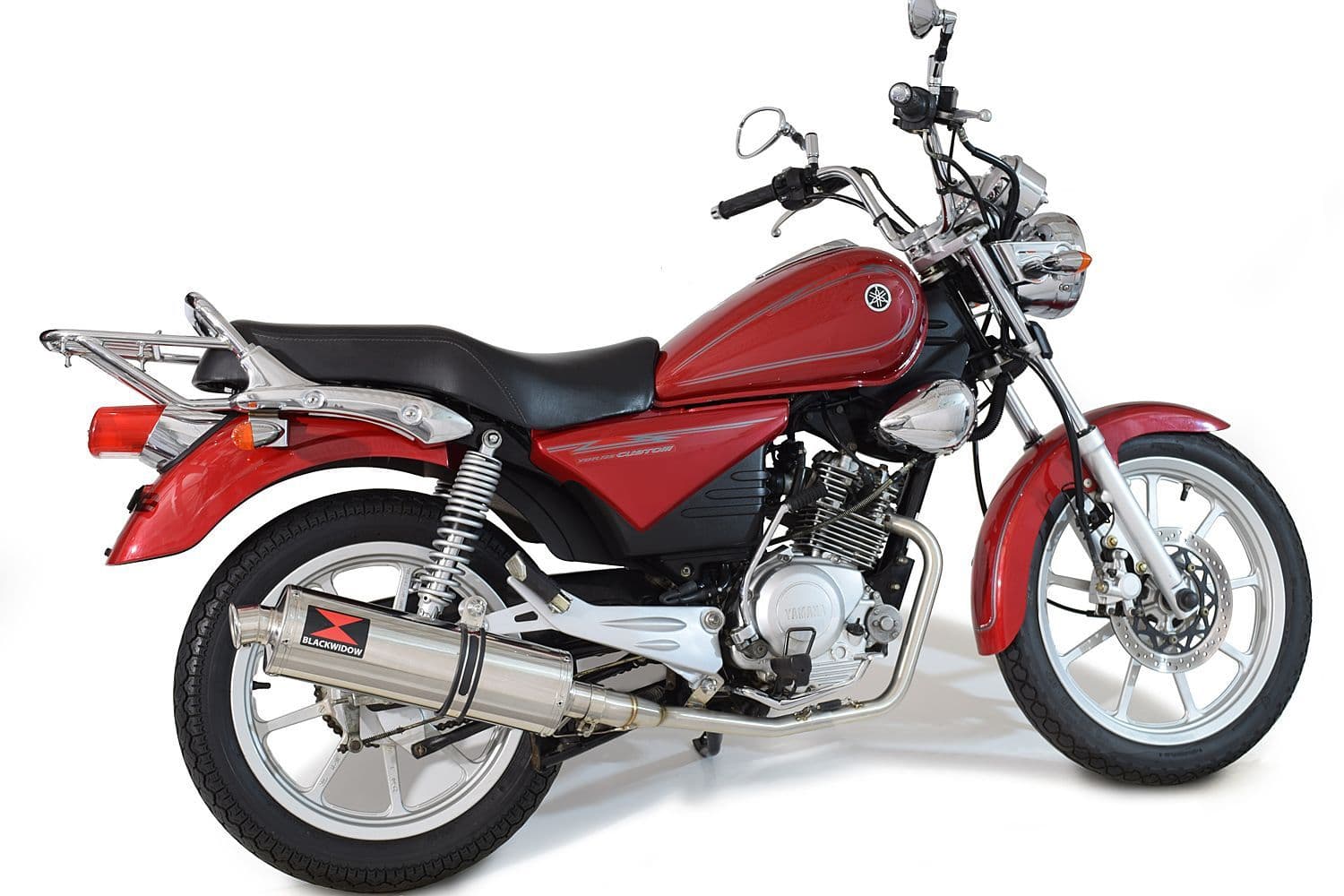 YBR 125 Custom 2005 - 2017 Full Exhaust System 400mm Oval