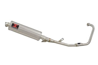 YBR 125 Custom 2005 - 2017 Full Exhaust System 400mm Oval Stainless Silencer