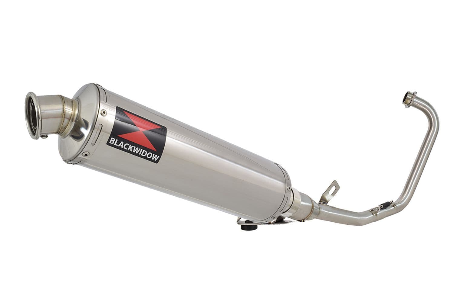 YBR 125 Custom 2005 - 2017 Full Exhaust System 400mm Round Stainless ...