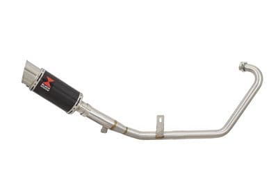 YS125 2017-2020 Exhaust System 200mm Round Carbon Silencer