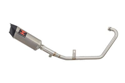 YS125 2017-2020 Exhaust System 300mm Hexagonal Stainless Carbon Tip Silencer