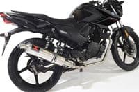 YS125 2017-2020 Exhaust System 400mm Round Stainless Silencer