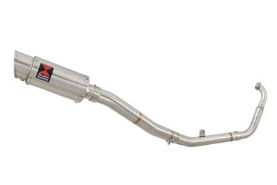 YZF-R 125 14-18 High Level Big Bore Exhaust System 200mm Round Stainless Silencer
