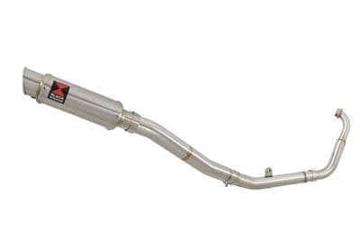 YZF-R 125 14-18 High Level Big Bore Exhaust System 230mm GP Round Stainless Silencer