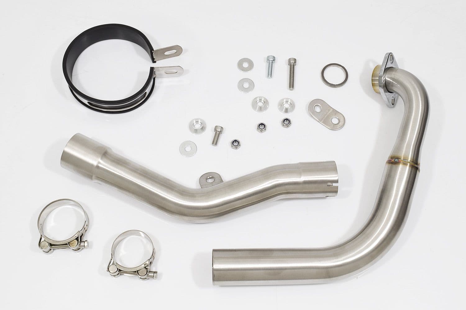 YZF-R 125 14-18 Low Level Big Bore Exhaust System 200mm Round Blue
