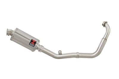 YZF-R 125 14-18 Low Level Big Bore exhaust System 230mm Oval Stainless Silencer