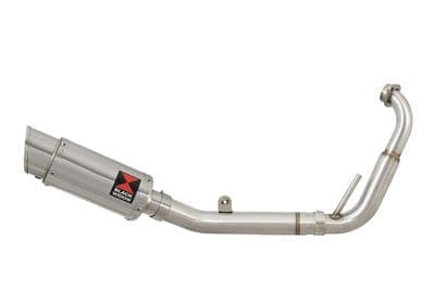 YZF-R 125 2008 - 2013 Big Bore Exhaust System 200mm Round Stainless Silencer