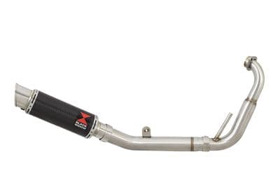 YZF-R 125 2008 - 2013 Big Bore Exhaust System 230mm GP Round Carbon Silencer