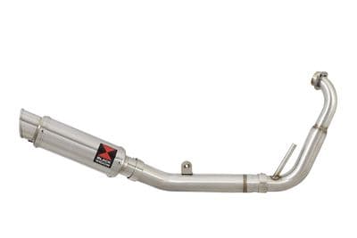YZF-R 125 2008 - 2013 Big Bore Exhaust System 230mm GP Round Stainless Silencer
