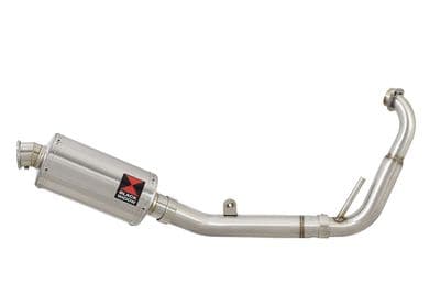 YZF-R 125 2008 - 2013 Big Bore exhaust System 230mm Oval Stainless Silencer