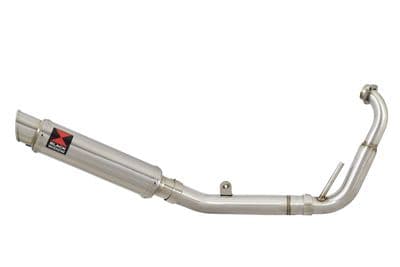 YZF-R 125 2008 - 2013 Big Bore Exhaust System 360mm GP Round Stainless Silencer