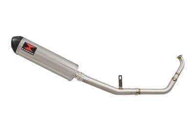 YZF - R 125 2021 - 2024 De - Cat Exhaust System 400mm Oval Stainless Carbon Tip Silencer