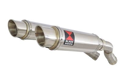 YZF R1 04-06 Twin Silencer Kit 230mm GP Round Stainless