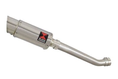 YZF R1 5PW 02-03 Exhaust Link Pipe + 200mm Round Stainless Silencer