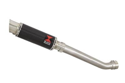 YZF R1 5PW 02-03 Exhaust Link Pipe + 230mm GP Round Carbon Silencer